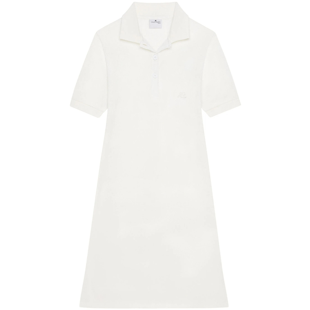 Courrèges Piqué-cotton Polo Dress