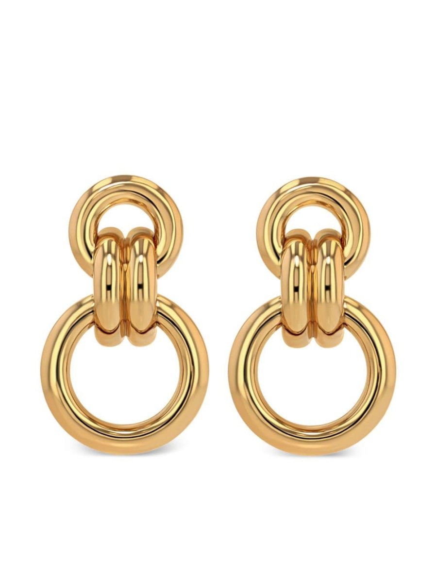 cable-link drop earrings