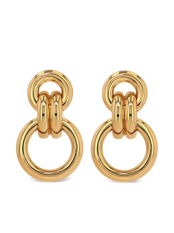 cable-link drop earrings
