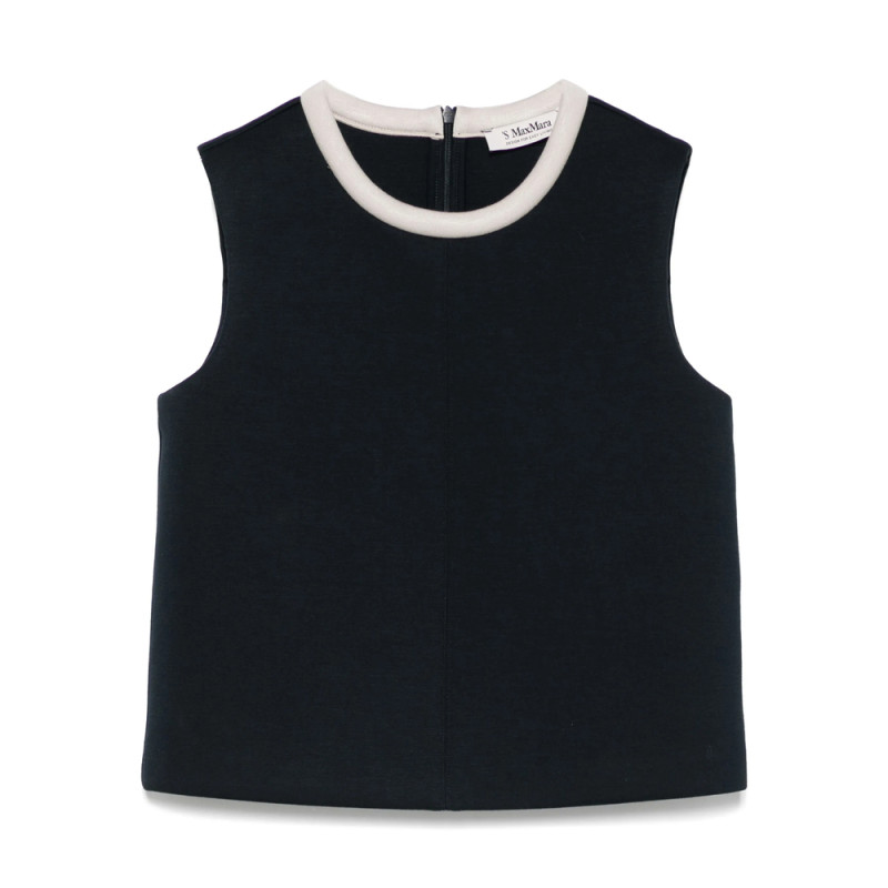 Max Mara Timeless Contrast-trim Top