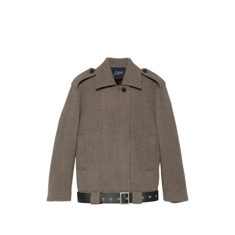 Seafarer Belted Epaulette Jacket