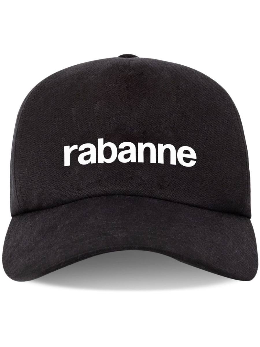 logo-print cotton cap