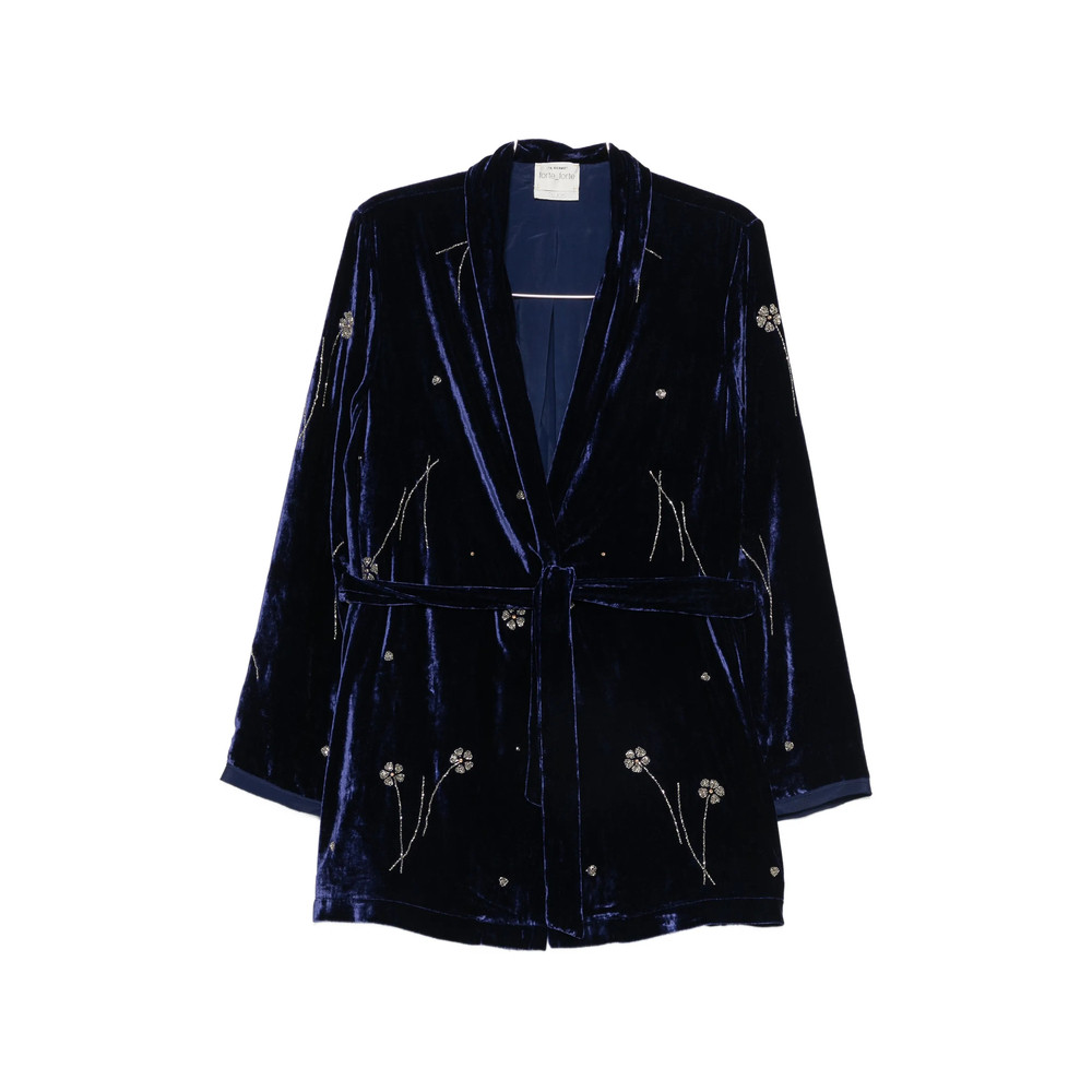 Forte Forte Bead-embellished Velvet Jacket