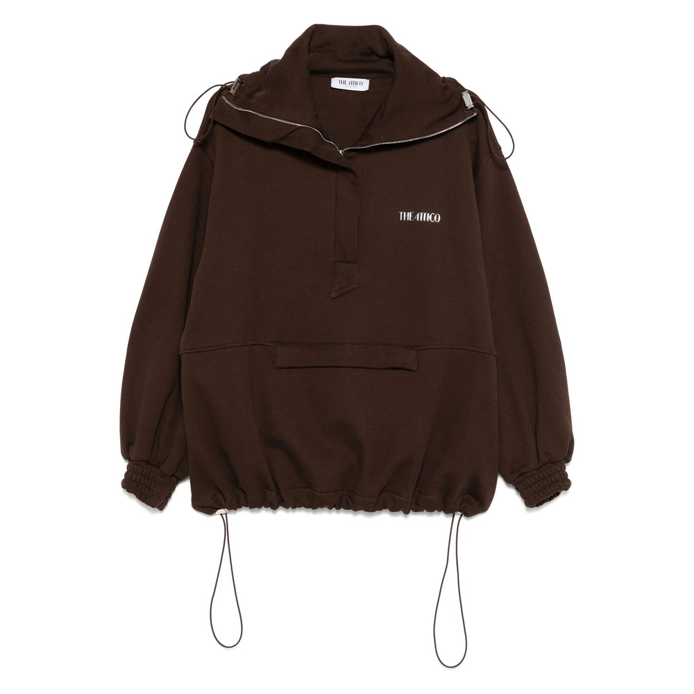The Attico Half Zip-up Jacket