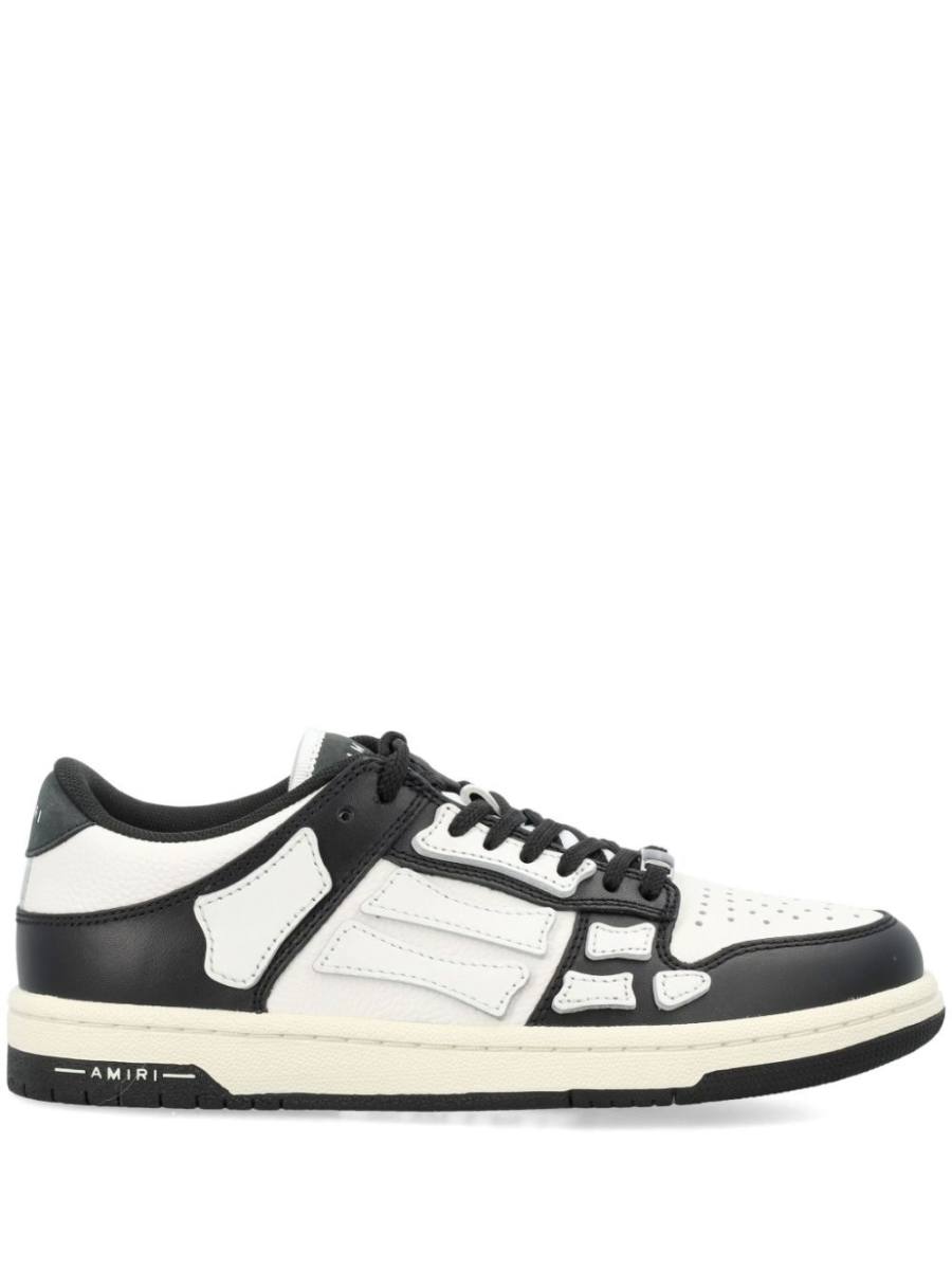 Skel colour-block leather sneakers
