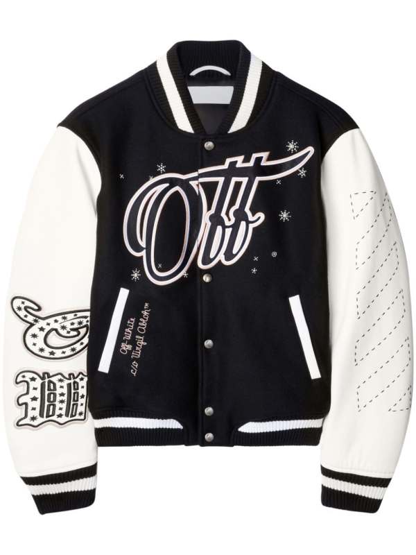 Wo Bling Stars varsity jacket