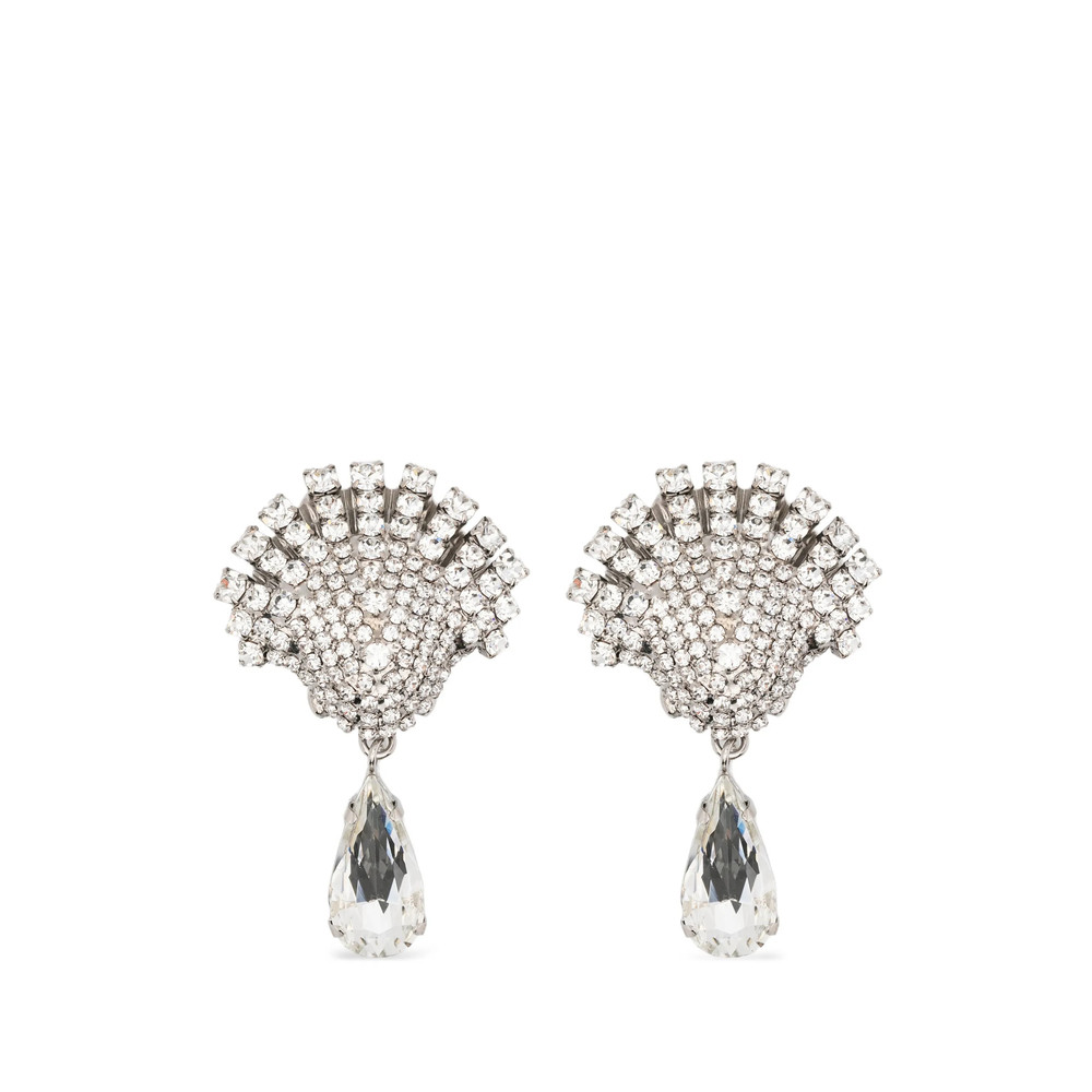 Alessandra Rich Shell Drop Earrings