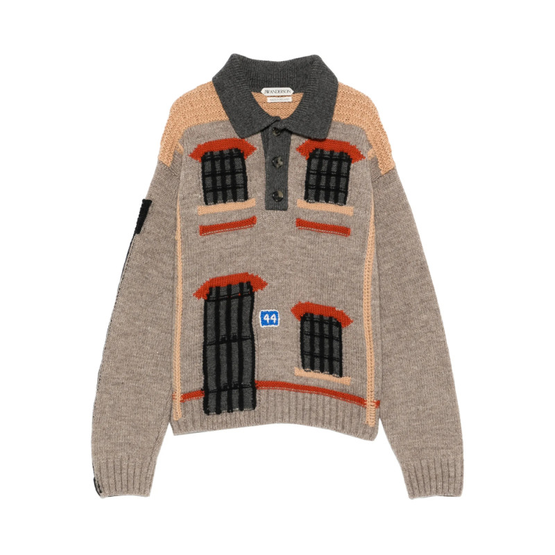 Jw Anderson House Polo Sweater