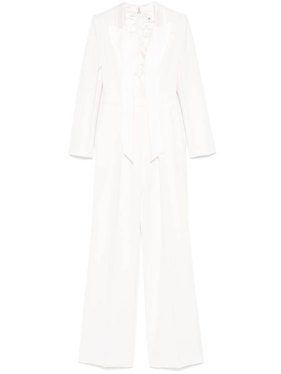 satin-lapels tuxedo jumpsuit