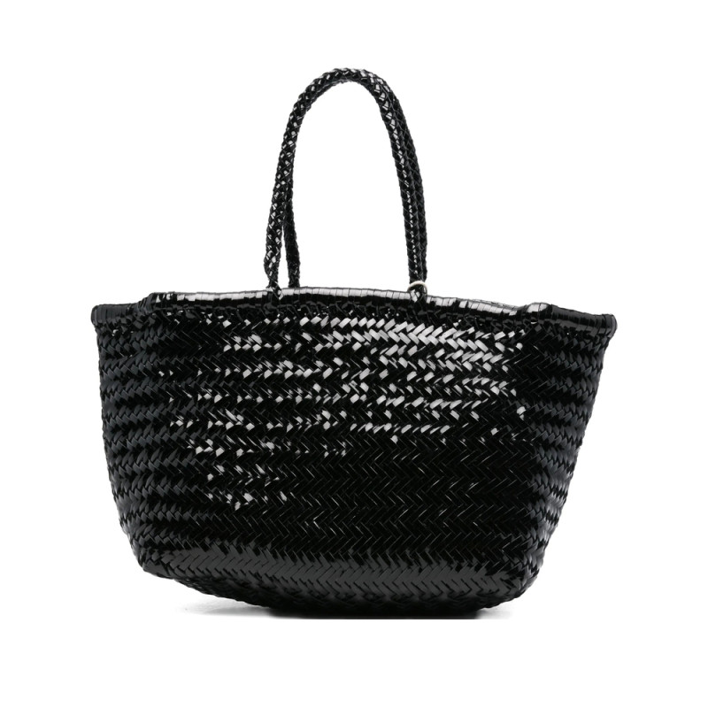 Dragon Diffusion Triple Jump Woven-leather Tote Bag