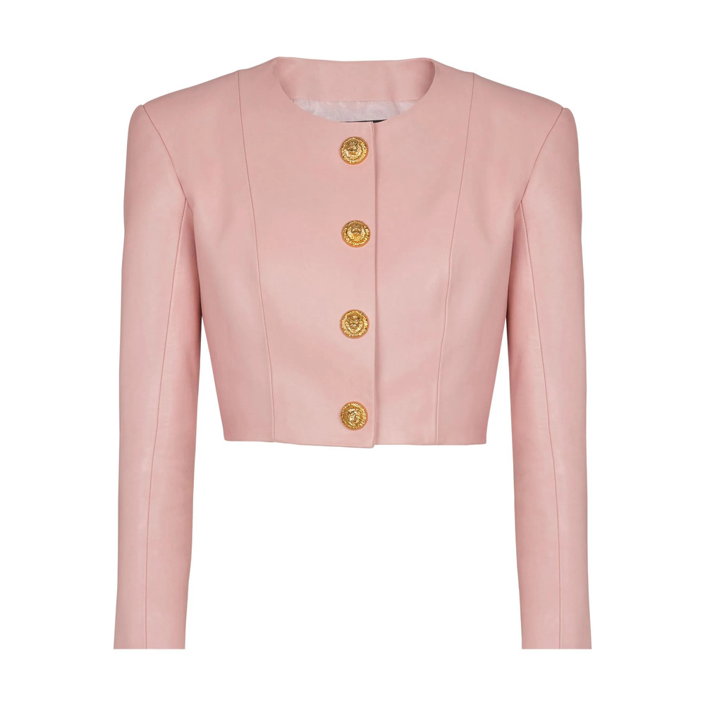 Balmain Button Lambskin Jacket