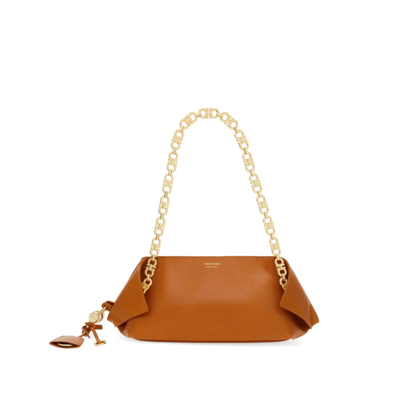 Ferragamo Small Folded Chain-strap Shoulder Bag