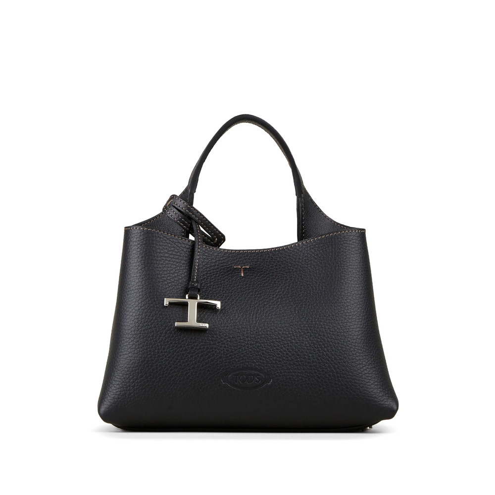 Tod's Logo-pendant Leather Tote Bag