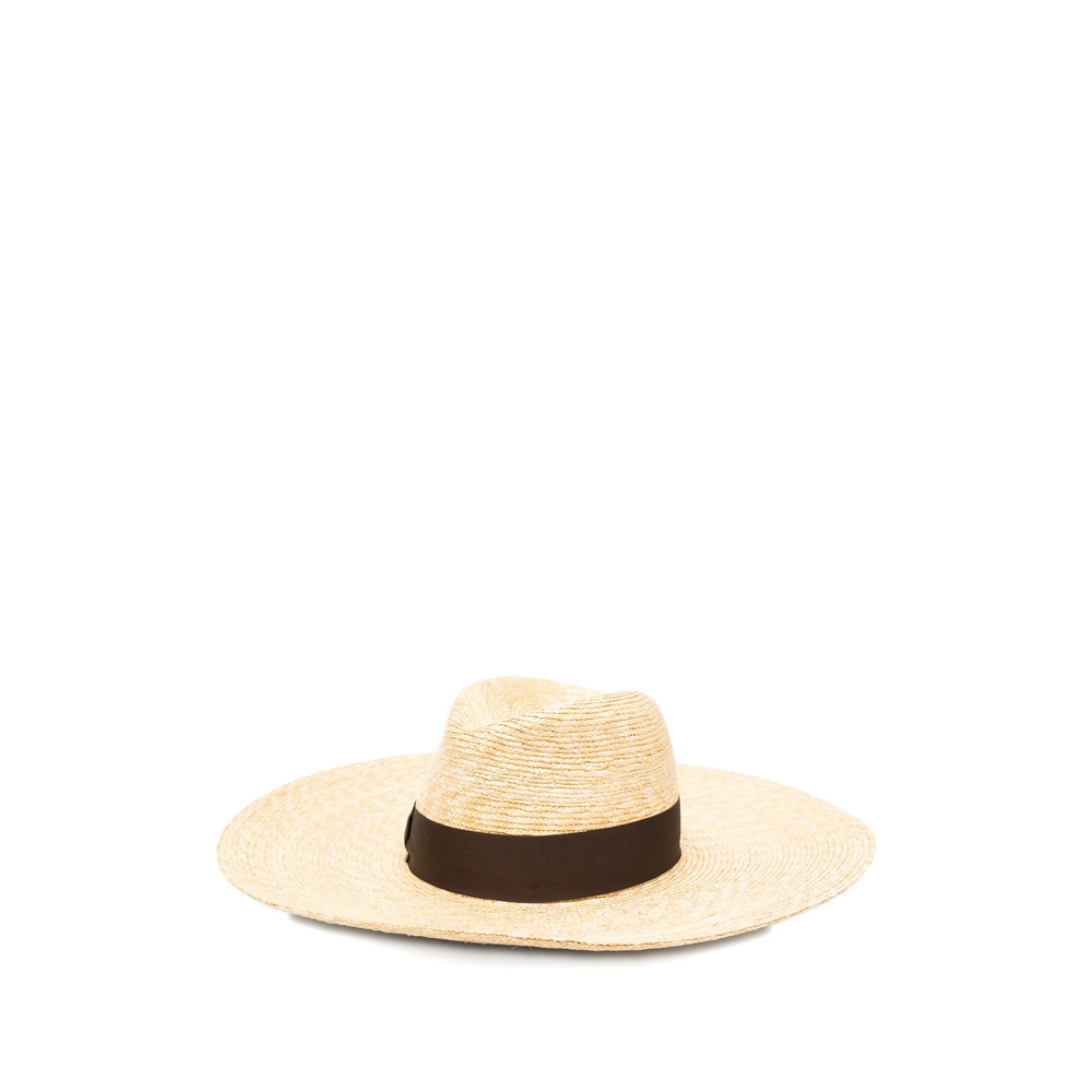 Borsalino Wide-brim Straw Hat