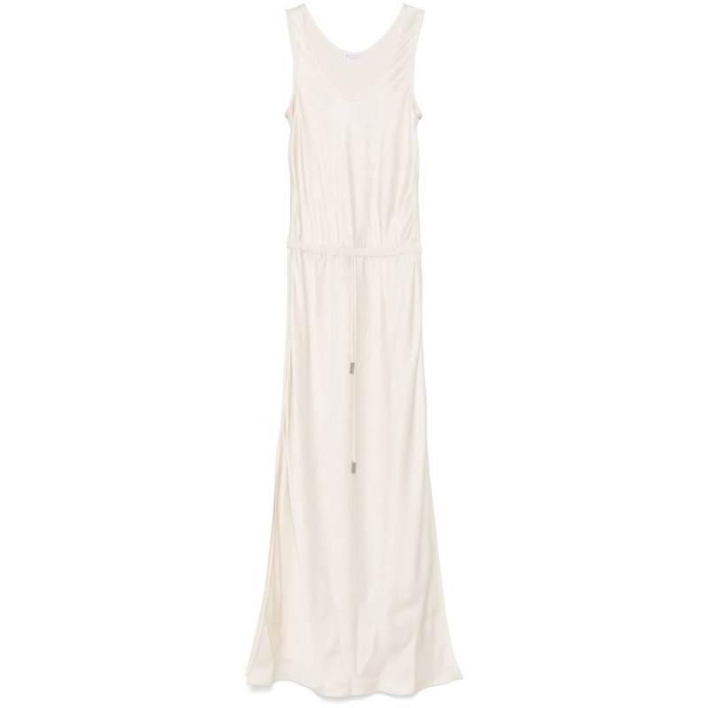 Brunello Cucinelli Satin Maxi Dress