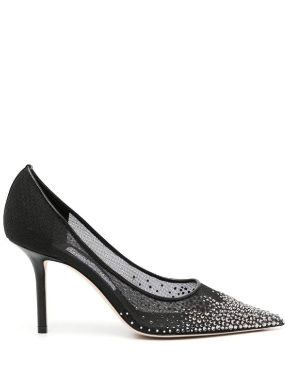 Love 85mm crystal-embellished pumps