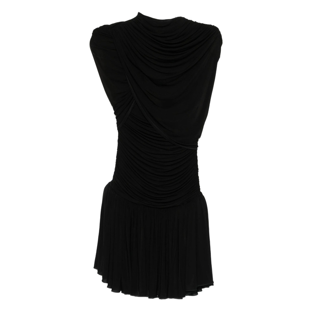 Magda Butrym Draped Pleated Mini Dress