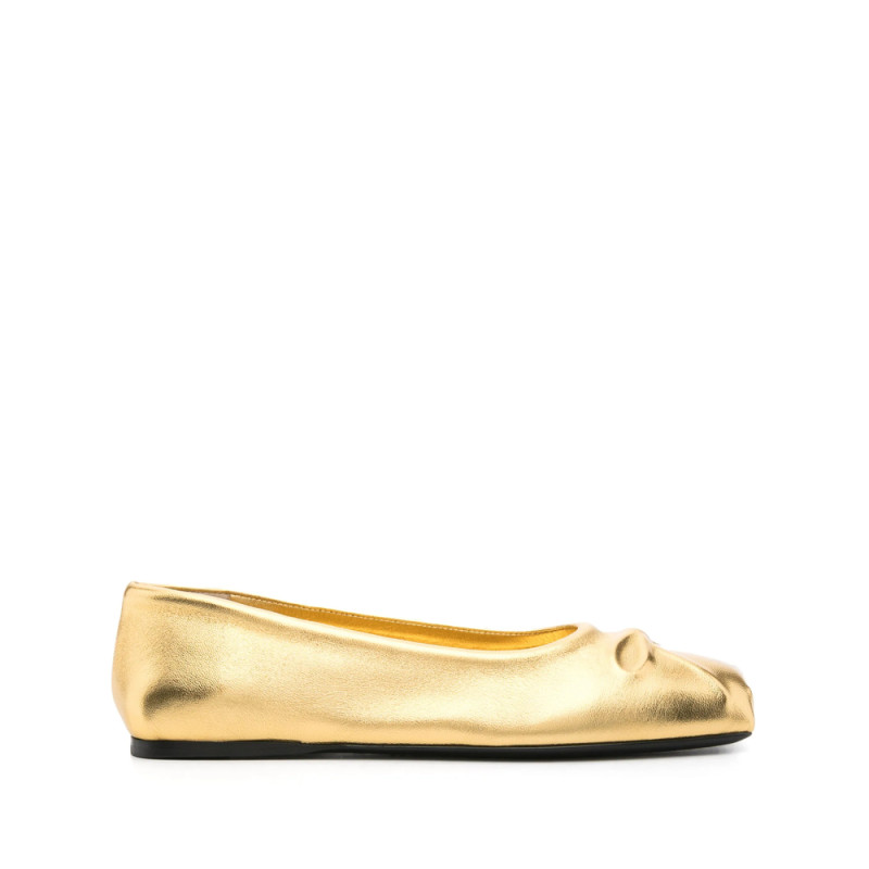 Marni Bow-detail Ballet Flats