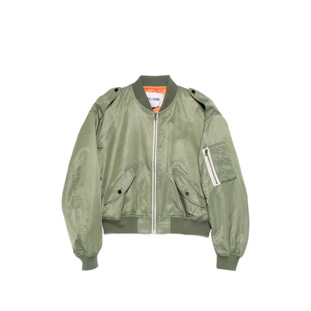Re/done Zip-fastening Bomber Jacket