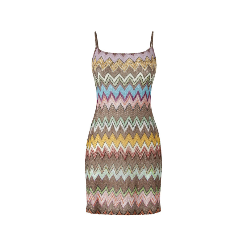 Missoni Zigzag-pattern Mini Dress