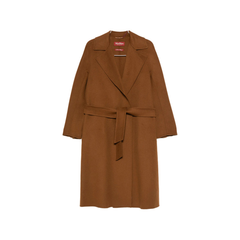 Max Mara Studio Belted Notch-lapel Coat
