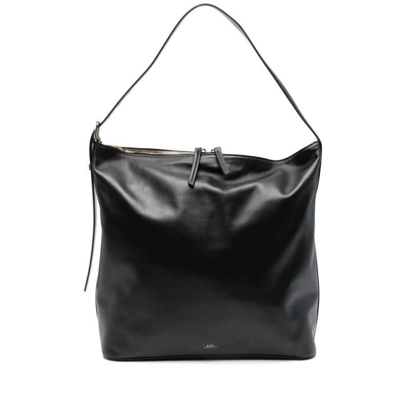 A. p.c. Leather Shoulder Bag