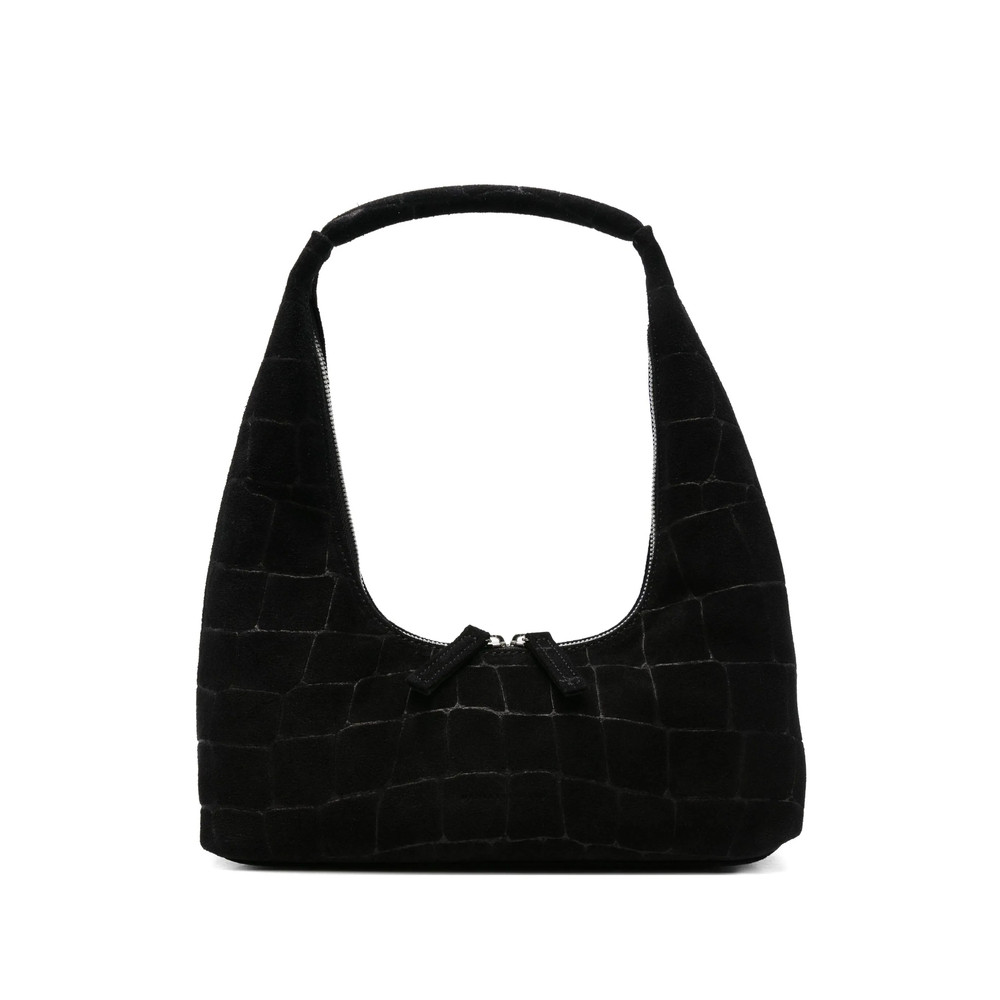 Margesherwood Crocodile-effect Suede Tote Bag