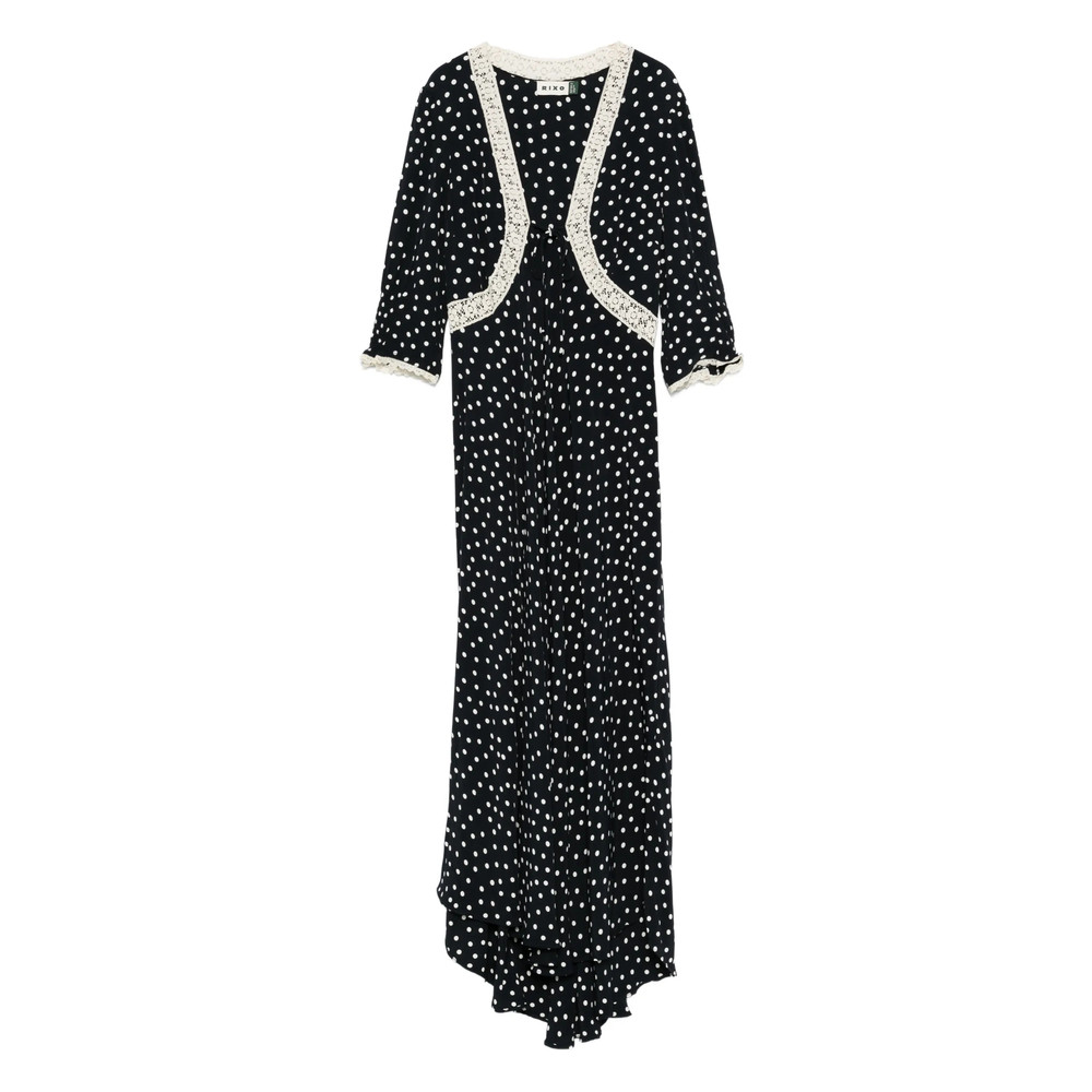 Rixo Dotted Lace Dress