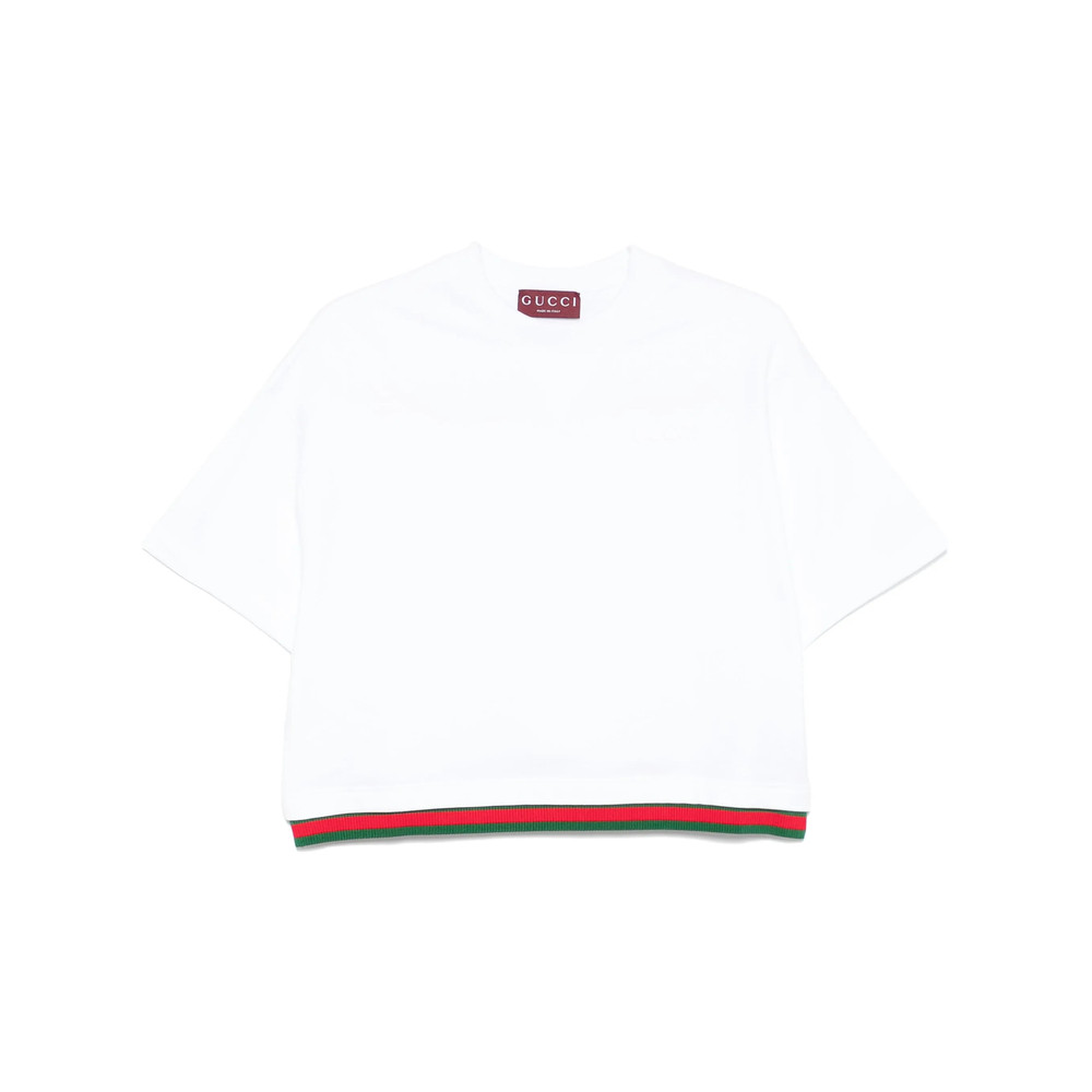 Gucci Cropped Cotton T-shirt