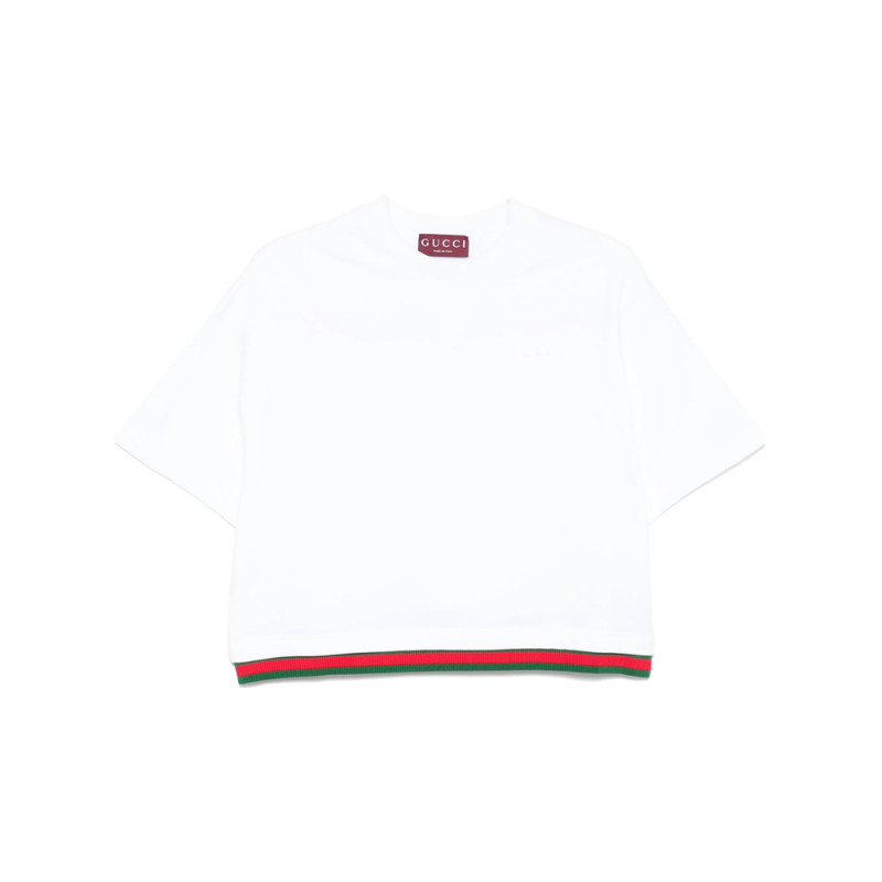 Gucci Cropped Cotton T-shirt