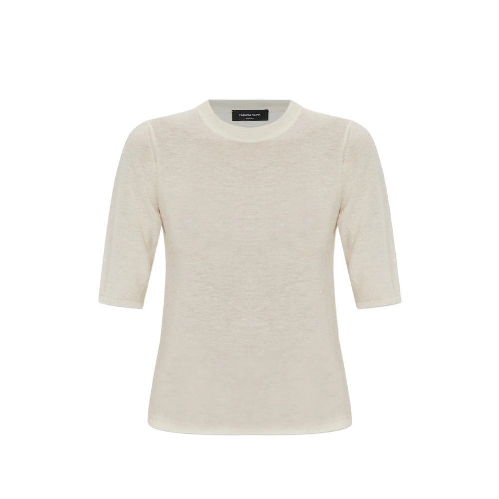 Fabiana Filippi Sequin-embellished Short-sleeve T-shirt