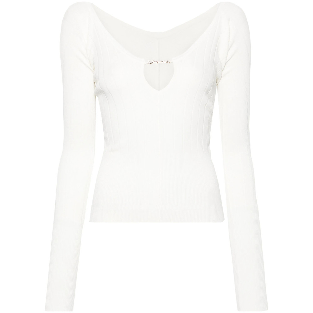 Jacquemus Le Haut Pralu Ribbed Top