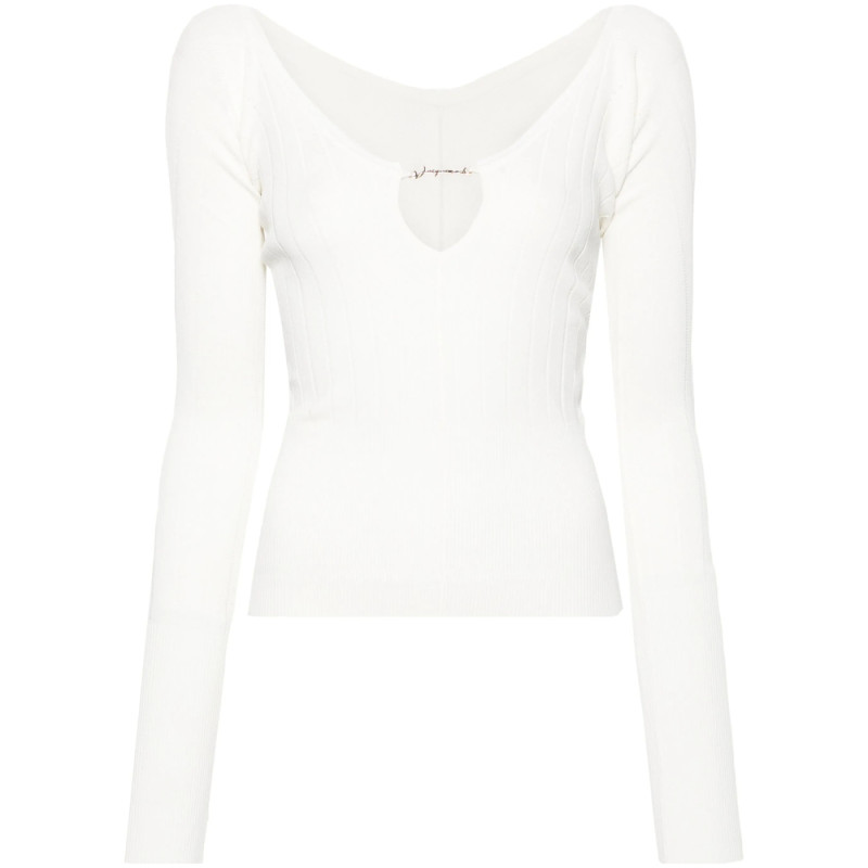 Jacquemus Le Haut Pralu Ribbed Top