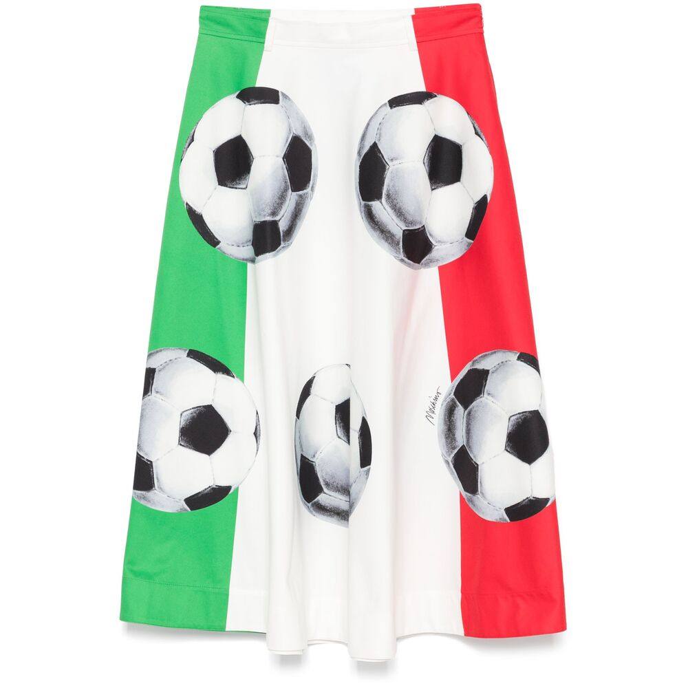 Moschino Graphic-print Midi Skirt