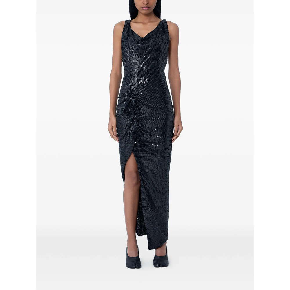 Vivienne Westwood Sequined Cowl-neck Dress