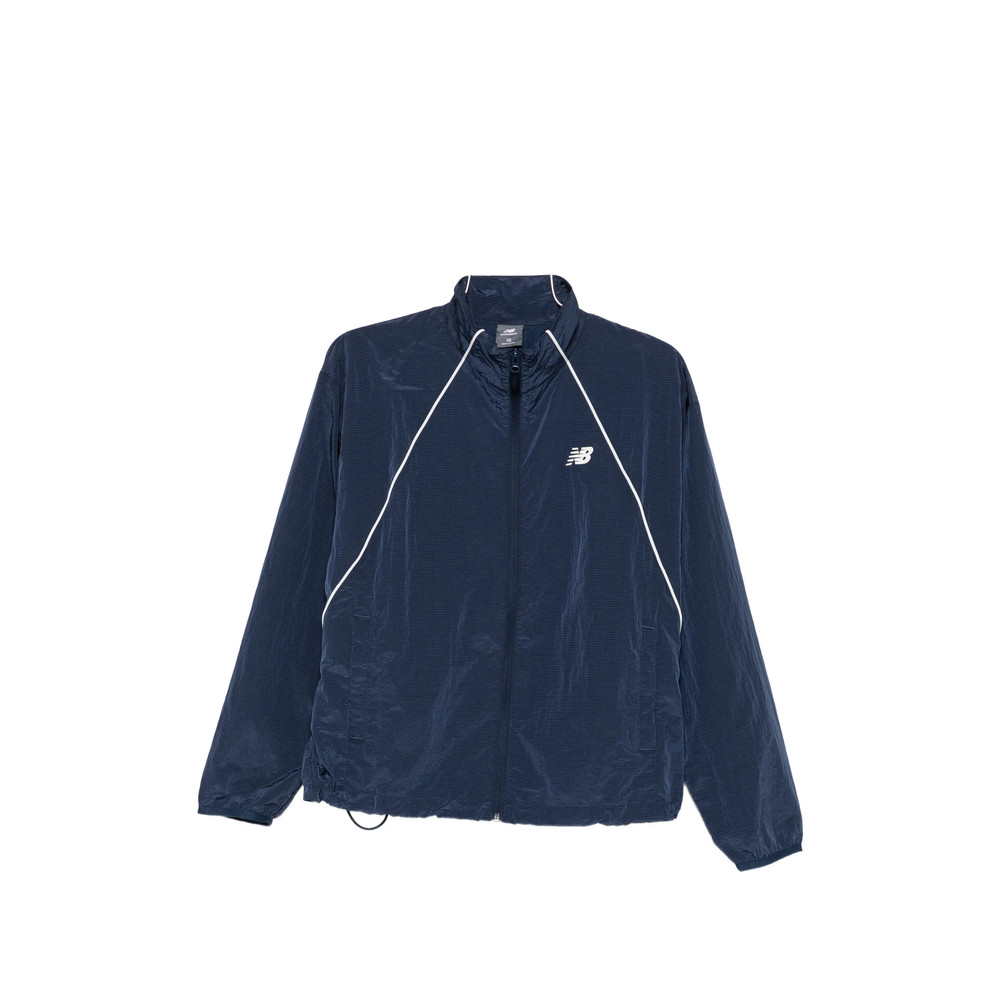 New Balance Logo Trimmed Jacket