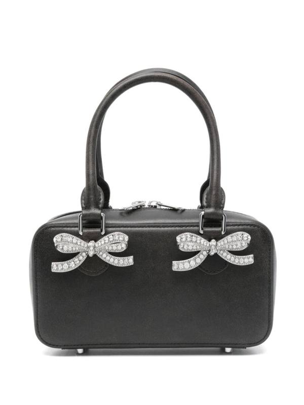 mini leather tote bag