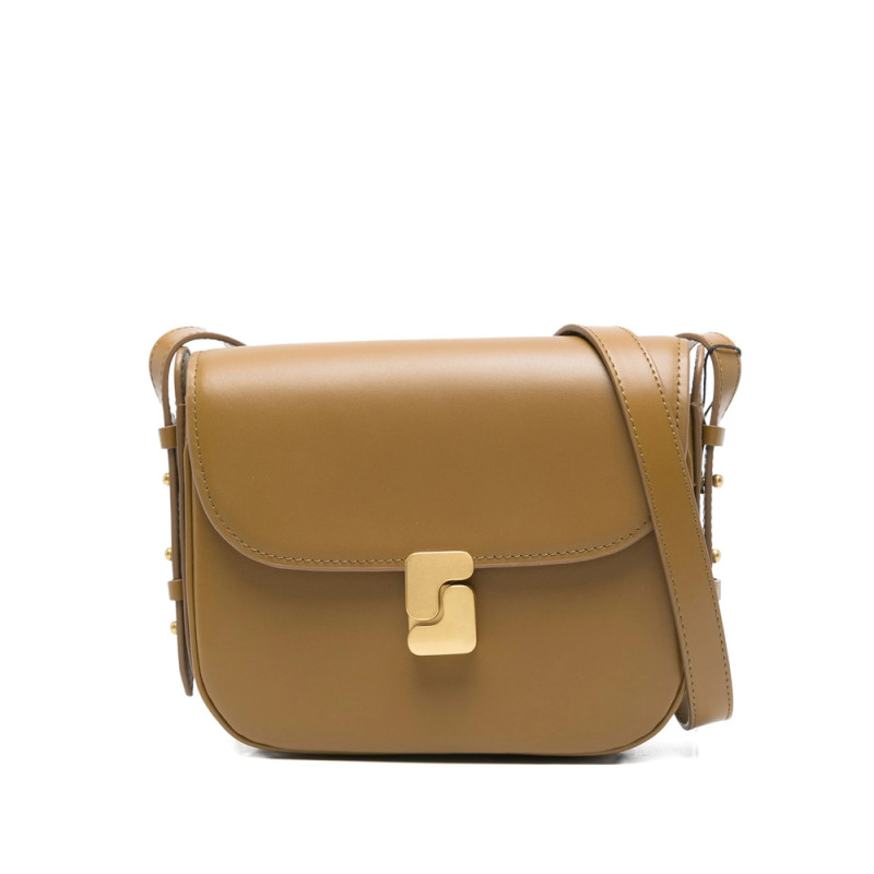 Soeur Mini Bellissima Flap-fastening Studded Shoulder Bag