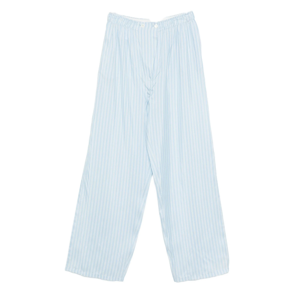 Prada Striped Silk Trousers