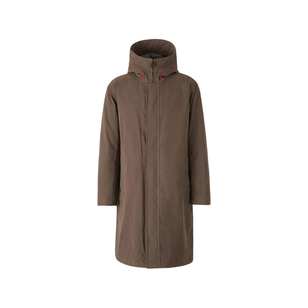 Herno Hooded Zip-up Coat