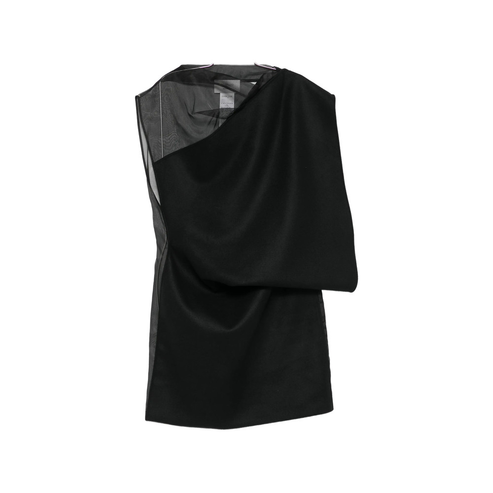 Sportmax Asymmetric-neck Midi Dress
