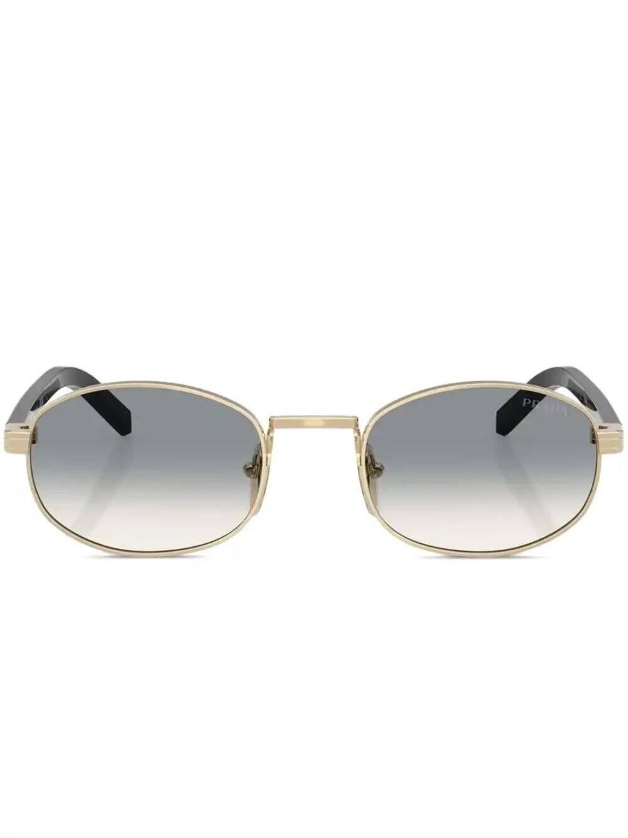 oval-frame sunglasses
