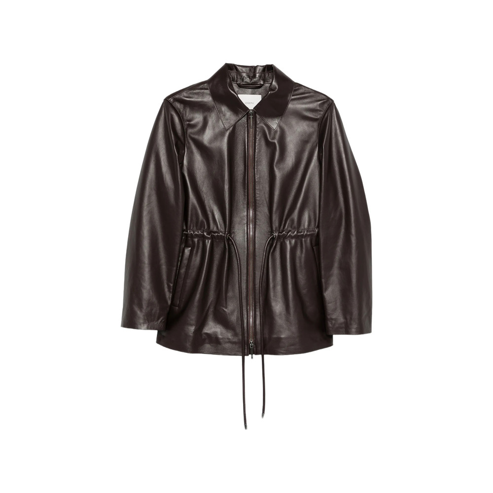 Joseph Drawstring Leather Jacket