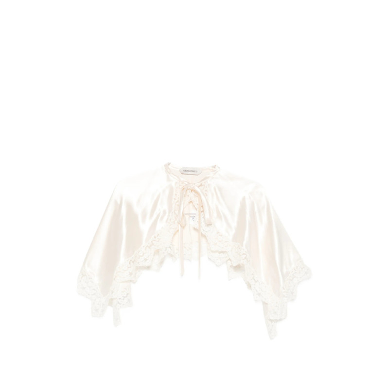 Alberta Ferretti Lace Tie Jacket