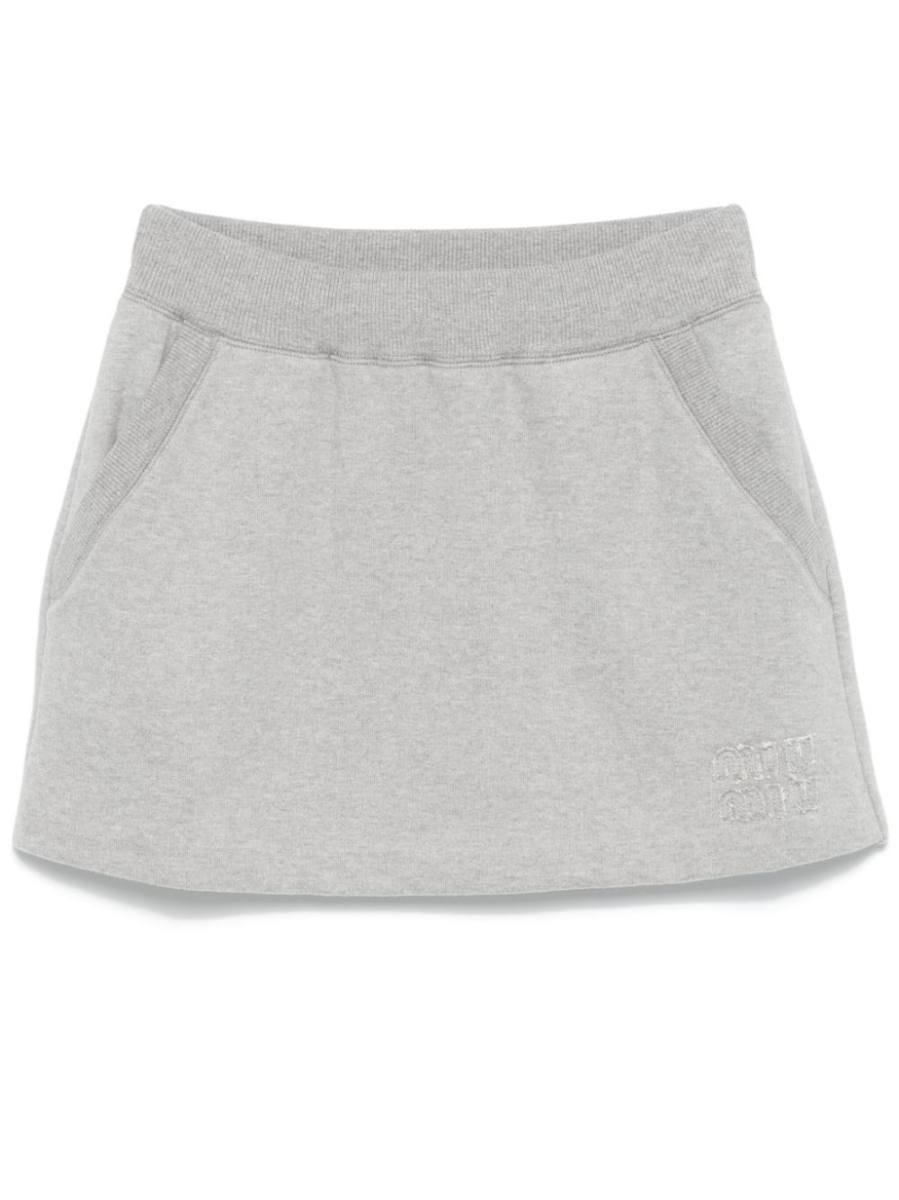 jersey mini skirt