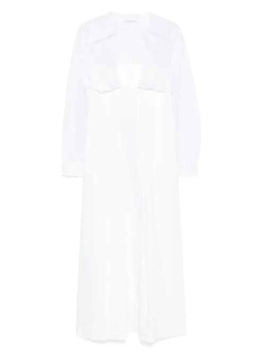 corset-style maxi dress