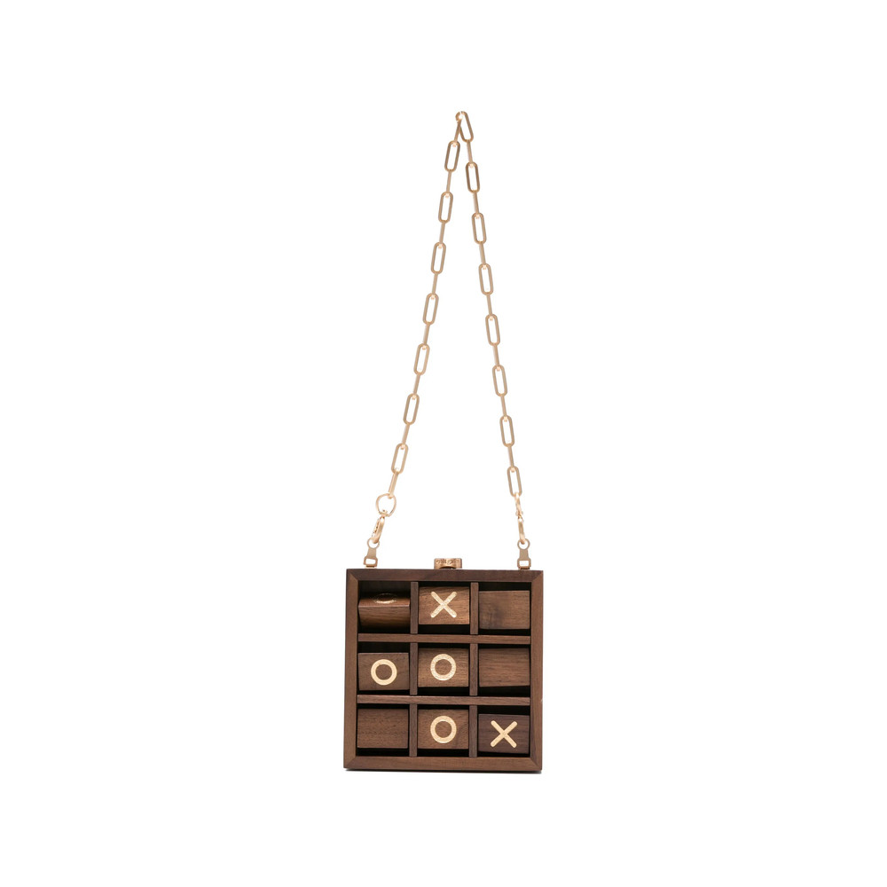 Cult Gaia Tic Tac Toe Chain Clutch