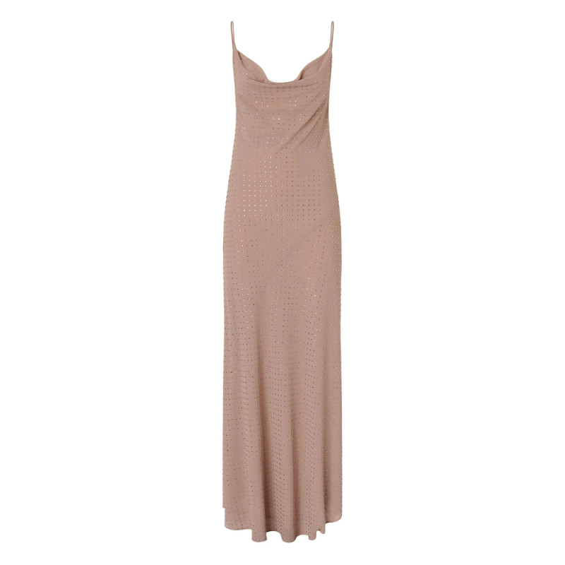 Pinko Embellished Cowl-neck Dress
