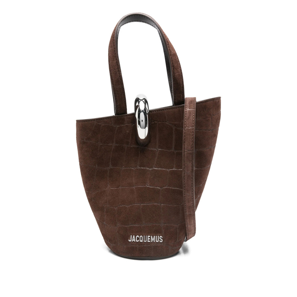 Jacquemus Crocodile-effect Ring-detail Tote Bag