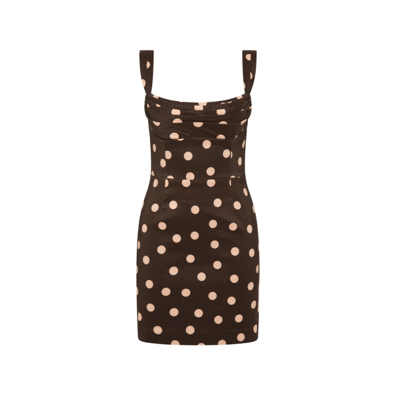 Rebecca Vallance Polka Dot Mini Dress